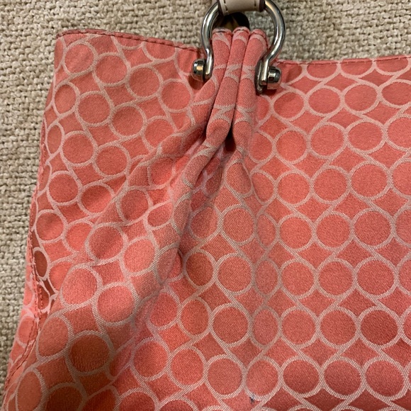 Nine West “9’s” coral satchel - Picture 14 of 16